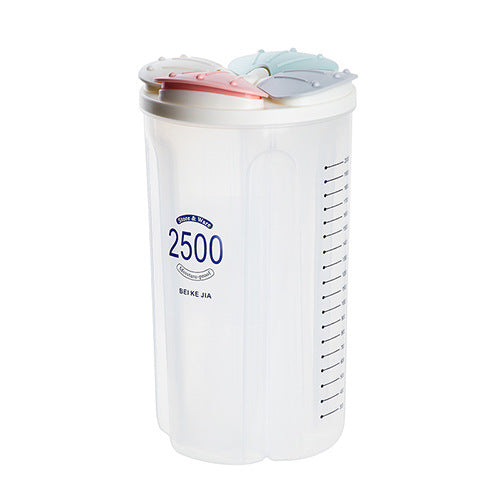 Airtight Transparent Kitchen Storage Container for Dry Food & Cereal