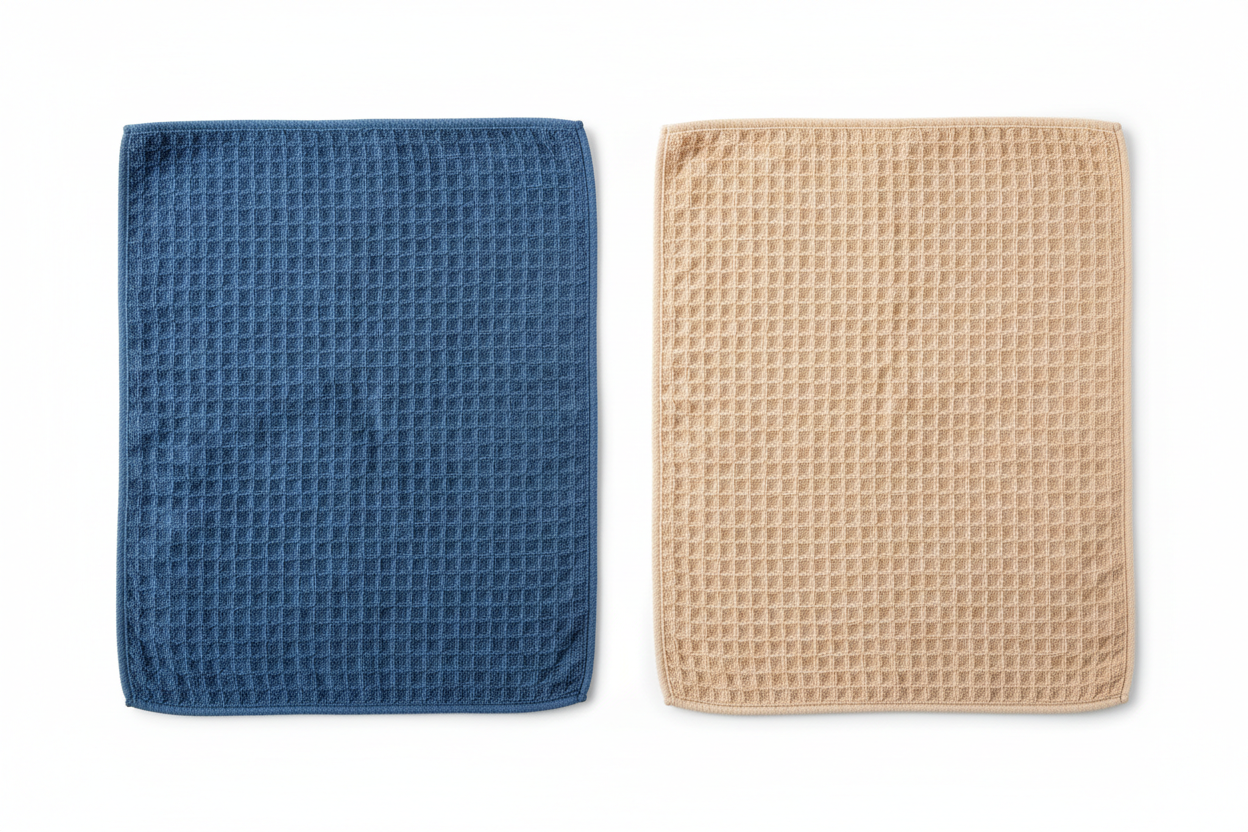 Microfiber Waffle Car Cleaning Towel